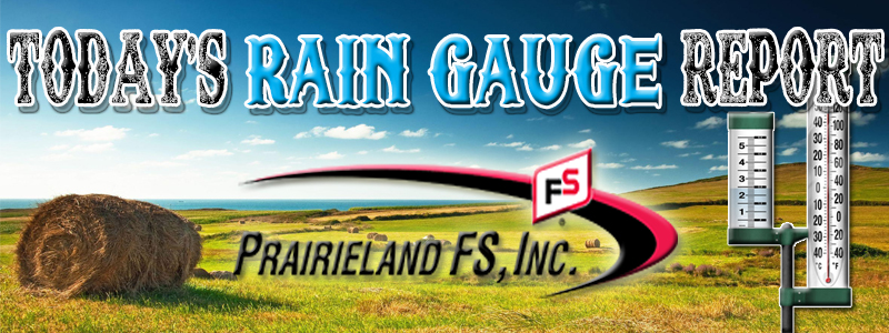 Prairieland FS Daily Rain Gauge Report